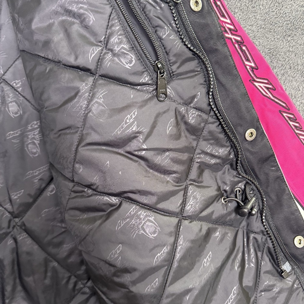 Arctic Cat Jacket Womens L Snowmobile Coat Thinsulate Quilted Racegirl A-tex - Picture 12 of 16